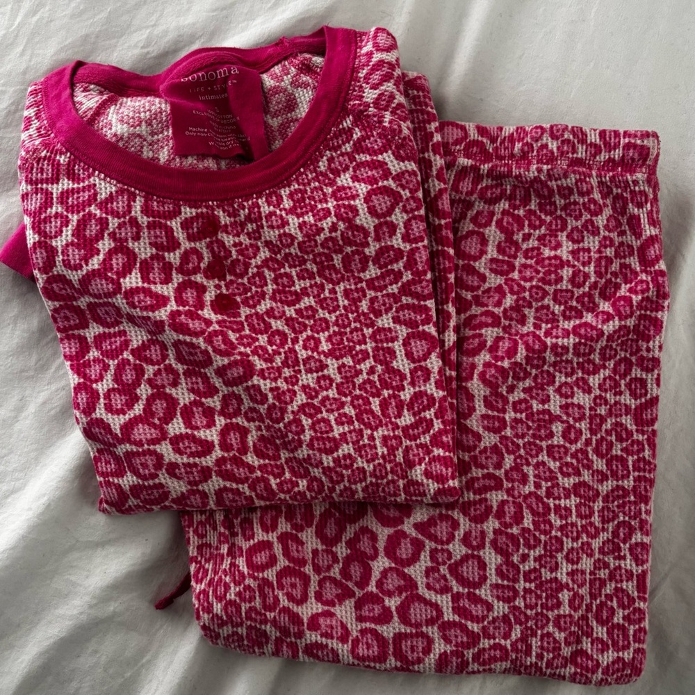 sonoma pink y2k pajamas